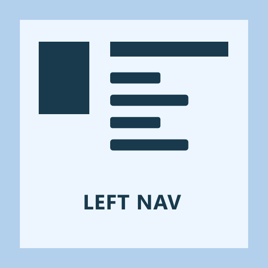 Left Navigation Template