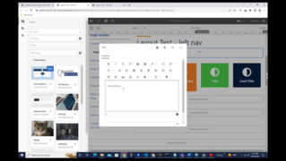 Layout Mode: Hiding and Showing Components